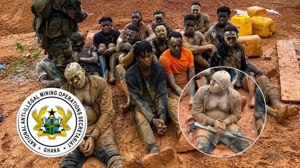 Bold Anti-Galamsey Raid Nets 19 Suspects In Western Region