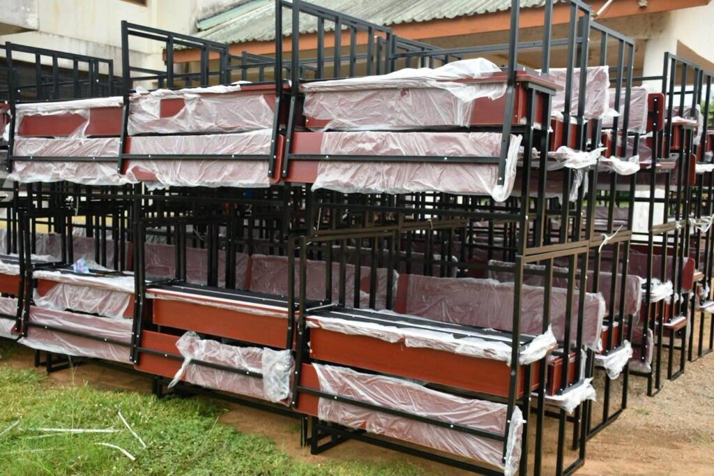 Central Tongu Distributes 2000 Desks to Local Basic Schools