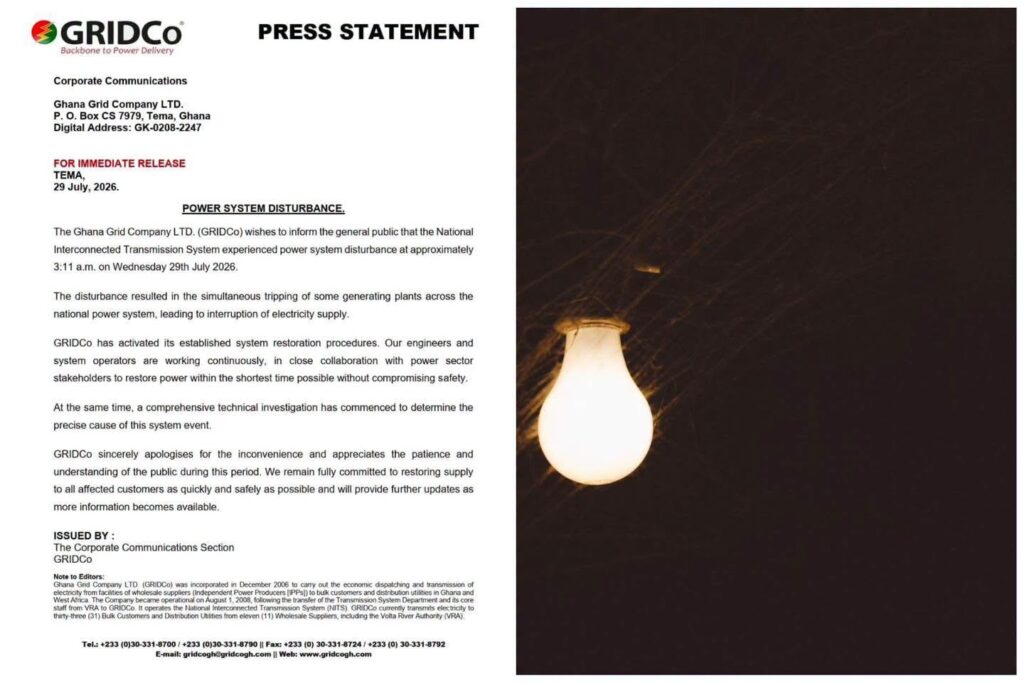 GRIDCo Probes Major Wednesday Power Outage