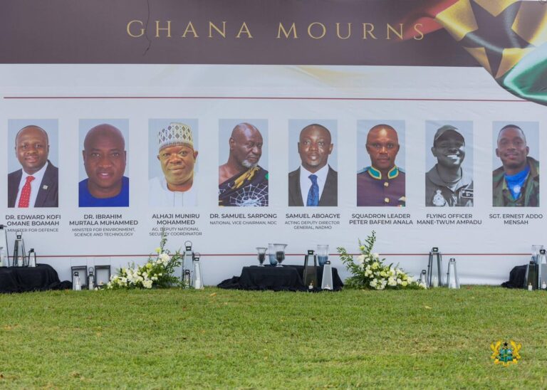 Ghana Honours Departed 8 One Year After Tragic helicopter Crash