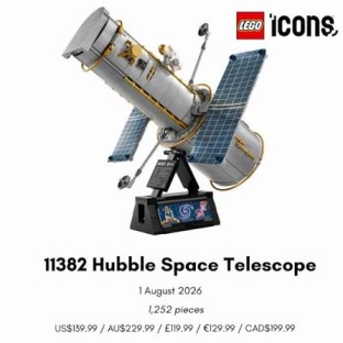 LEGO Unveils Detailed Hubble Space Telescope Set Launching August 1