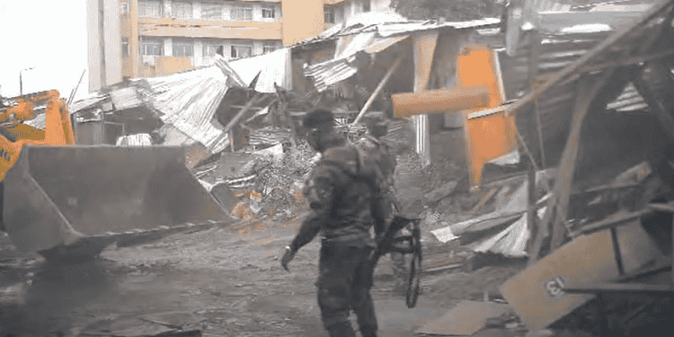 Residents Fight Back During KMA Demolition Leaving 3 Officers Injured at Adum