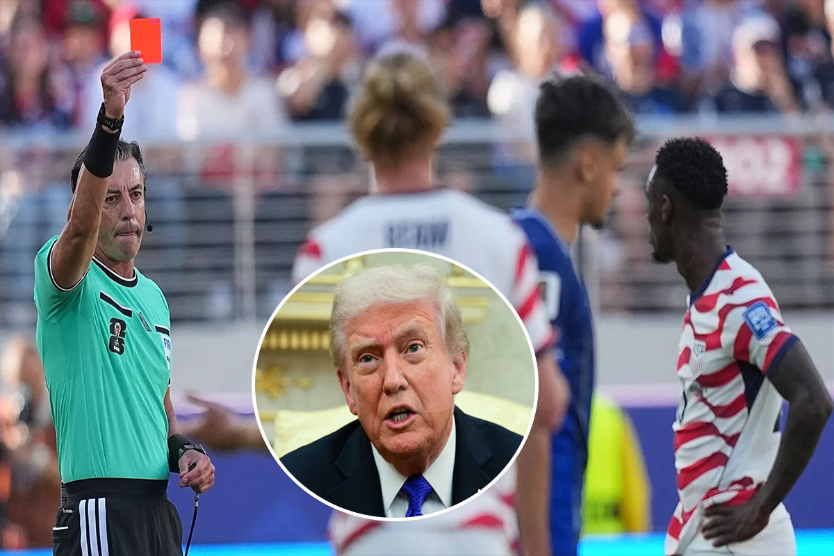 Trump Confirms he requested that FIFA President reconsider the contentious Red Card Ban of Folarin Balogun