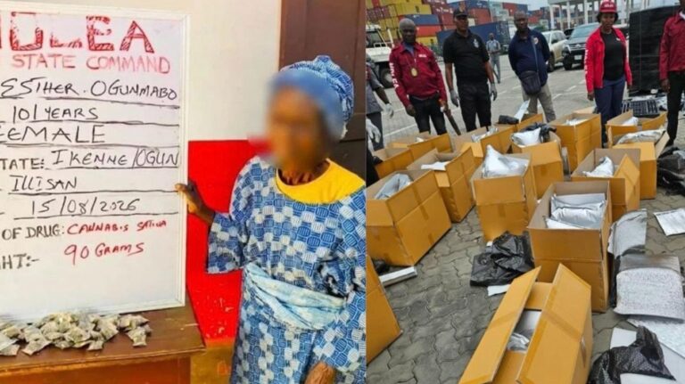 101-Year-Old Great-Grandmother Arrested for Selling Cannabis in Nigeria