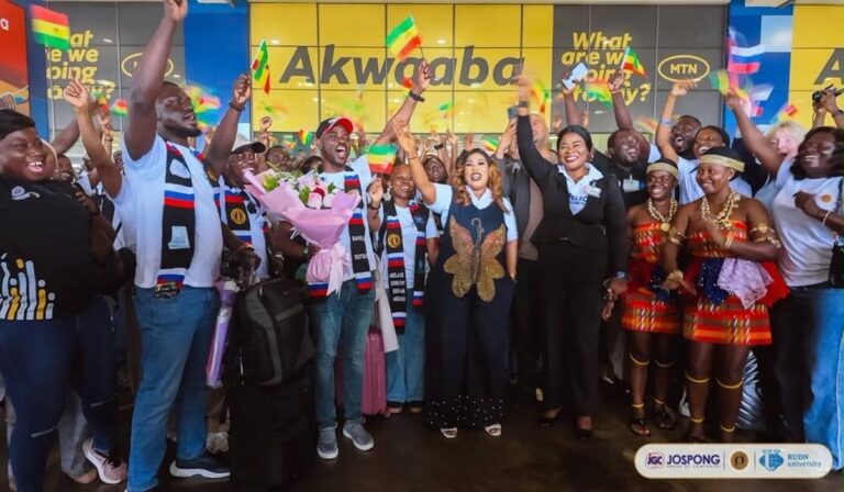 118 Ghanaian Scholars Return From Russia After Studies