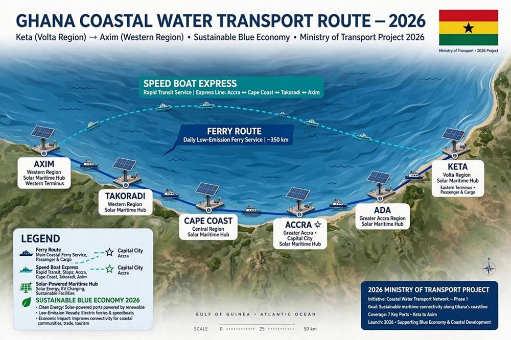 Ghana Starts Keta To Axim Sea Transport Study