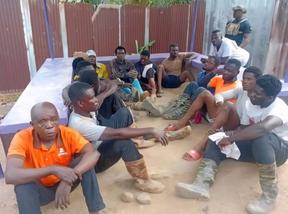 NAIMOS Arrests 40 Galamseyers In New Operation