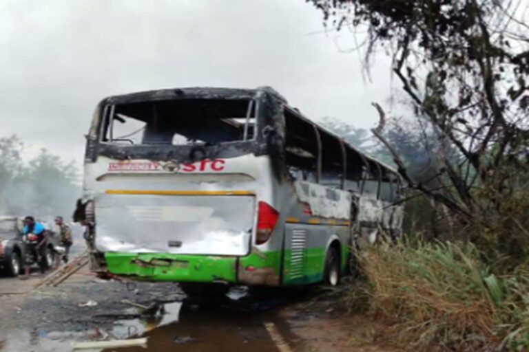 multi-vehicle collision at Birimso Bridge