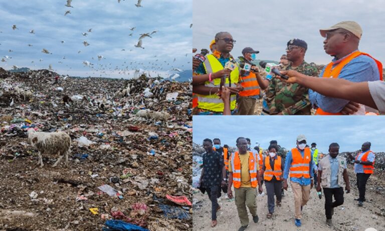 Government Mobilises Trucks Heavy Equipment For Jamestown Waste Evacuation