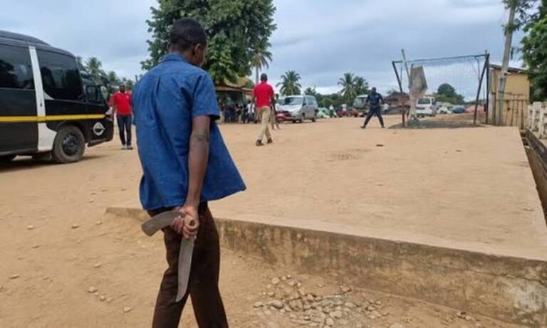 Police Report Shows Mob from Gomoa Invaded Effutu Township With Weapons