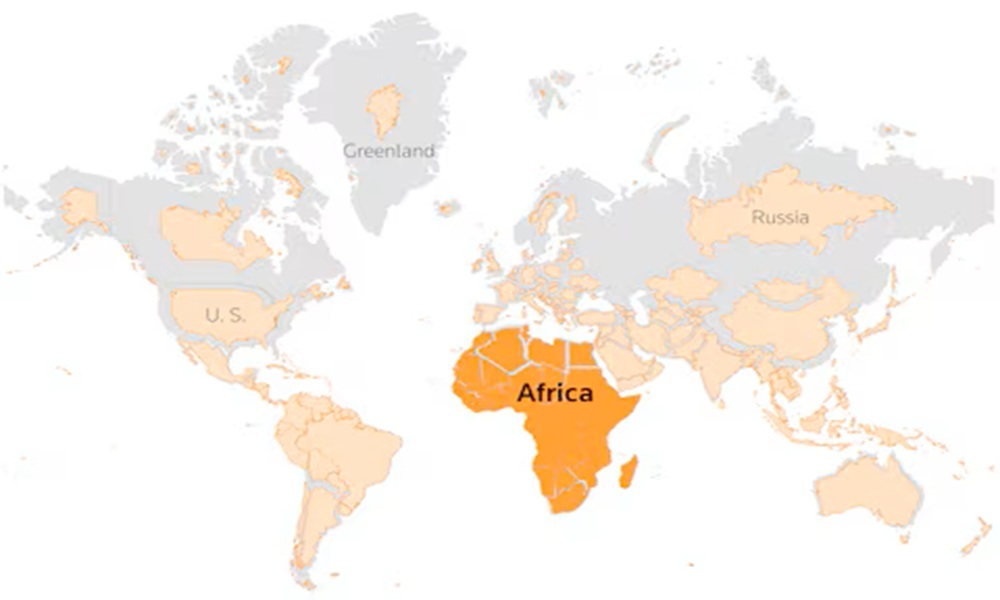 See How Big Africa Really Is