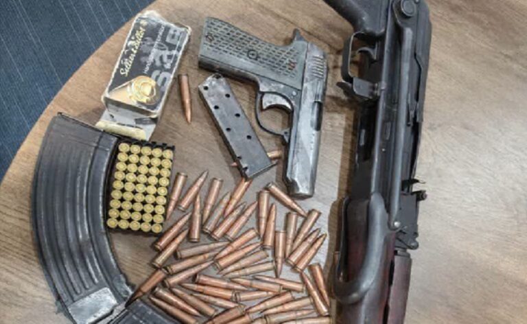 Two pistols and 610 rounds of ammunition being smuggled into Ghana